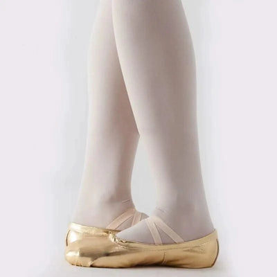 Girls Ballet Shoes Gold Silver Soft Sole Ballet Dance Slippers Children Practise Ballerina Shoes Woman Gymnastics