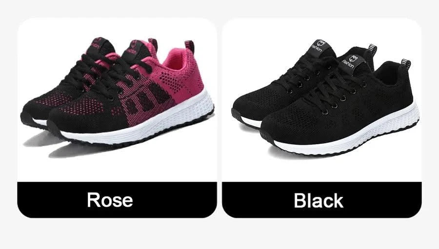 2024 Women Sport Shoes Fashion Platform Sneakers Ladies Spring Winter Flats Running Shoes for Woman - Elanique