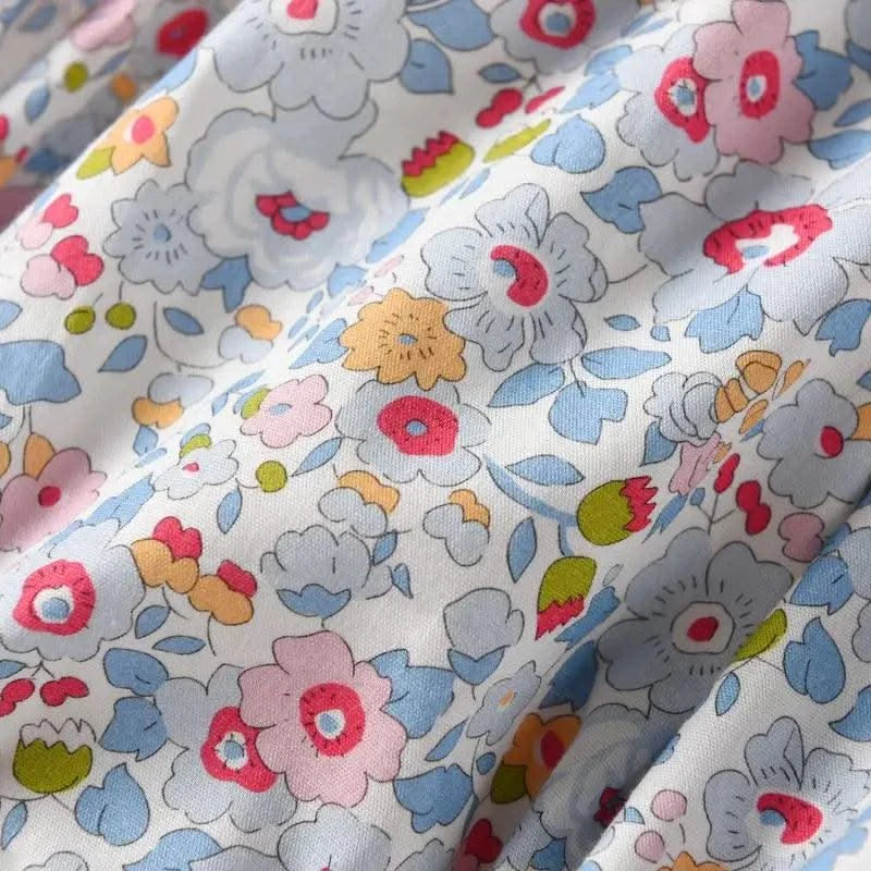Summer Clothes Set for Baby Girls Kids Kawaii Vest Tops and Floral Printed Butt Pants Children Korean Style Casual Playwear