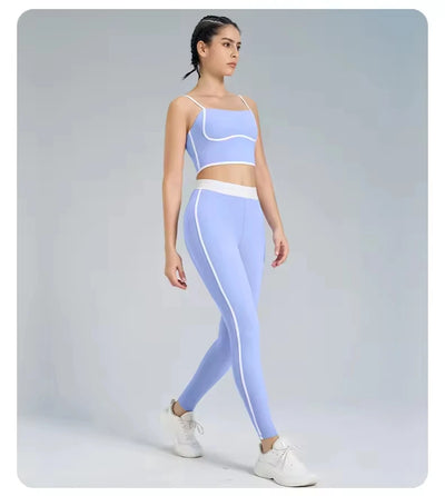 European and American New Nude Breathable Back Sports Bra for Women Shock Resistant Gathering Shaping Fitness Fashion Yoga Bra