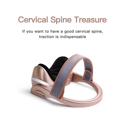 Electric Neck Massager Infrared Heating Airbag Neck Traction Vibration Shoulder Cervical Spine Shoulder Support Massager