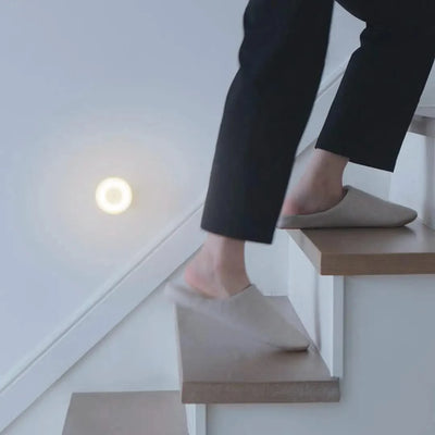 Xiaomi Mijia Night Light 2 360°Rotation Magnetic Human Infrared Light Dual Sensor Mini Wall Light 2800K Warm Yellow 2 Level Adju