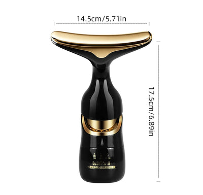 3 In 1 Face Massager Neck Facial Eye Massage V-line Face Lifting Massager Anti Aging Wrinkle Removal Skin Beauty Device For Home