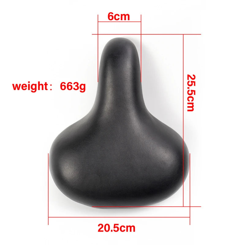 CNC Bicycle Accessories Part Bike Saddle Shock Absorbing Comfortable Big Butt Seat Men Women MTB Road Cycling Saddle