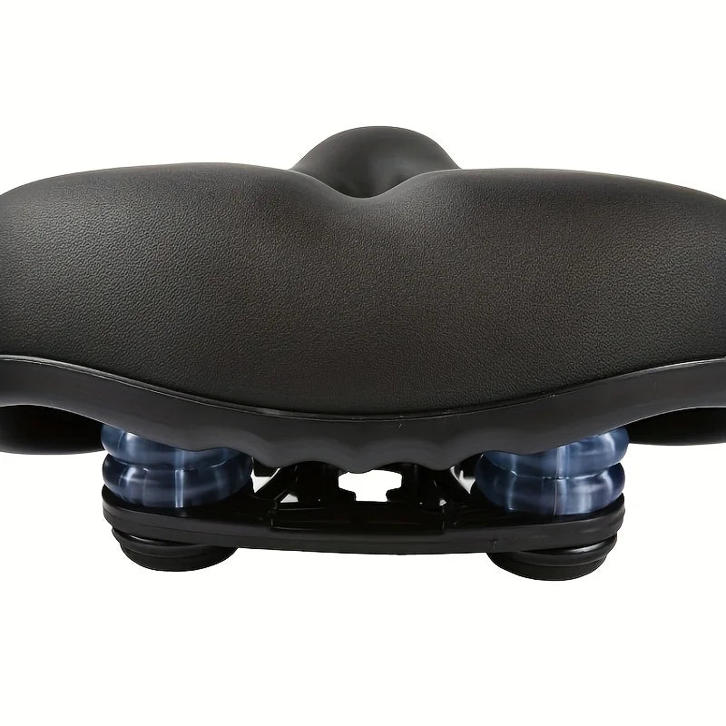 ZHIQIUComfortable Bike Saddles Extra Wide and Thick Bicycle Seat Integrated Molding Anti-Rain