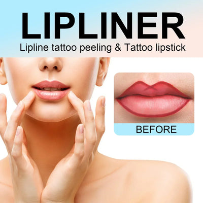 EELHOE Peel Lip Liner Outline Lip Shape Matte Lip Color Non-faint Red Brown Waterproof Long Lasting Contour Liner Lip Brush