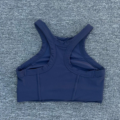 Women Breathable Sports Bra Fitness Top Women Seamless Yoga Bra High Strength Shock-Absorbing Sports Bra Gym Workout Top