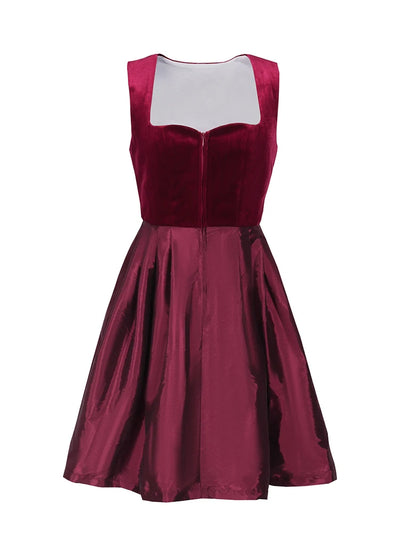 Women Midi Red Costume Dress Oktoberfest Beer Maid Women Dirndl Dress with Lace Apron Fashion Halloween
