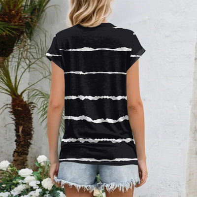 Womens Summer Tops Going Out Workout Outfits Spring Short-sleeved T Shirts Business Casual Dressy Fashion Trendy Clothes 2025