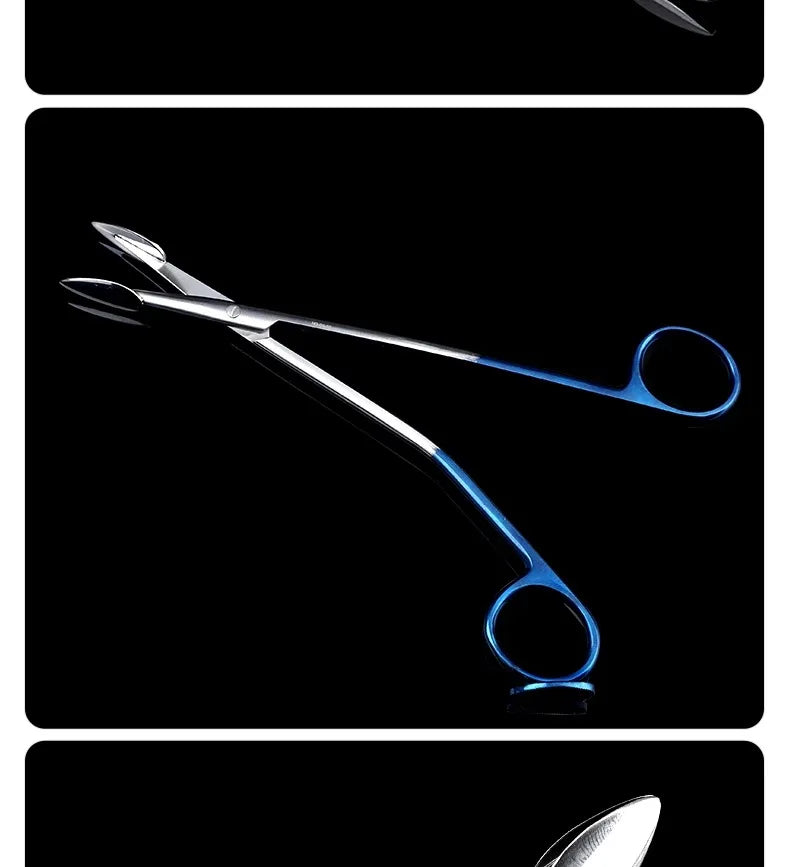 Facial Flap Dissector Scissors Face Lift Dissection Scissors Insert with Speculated Super Cut Tips SMAS  Dissector