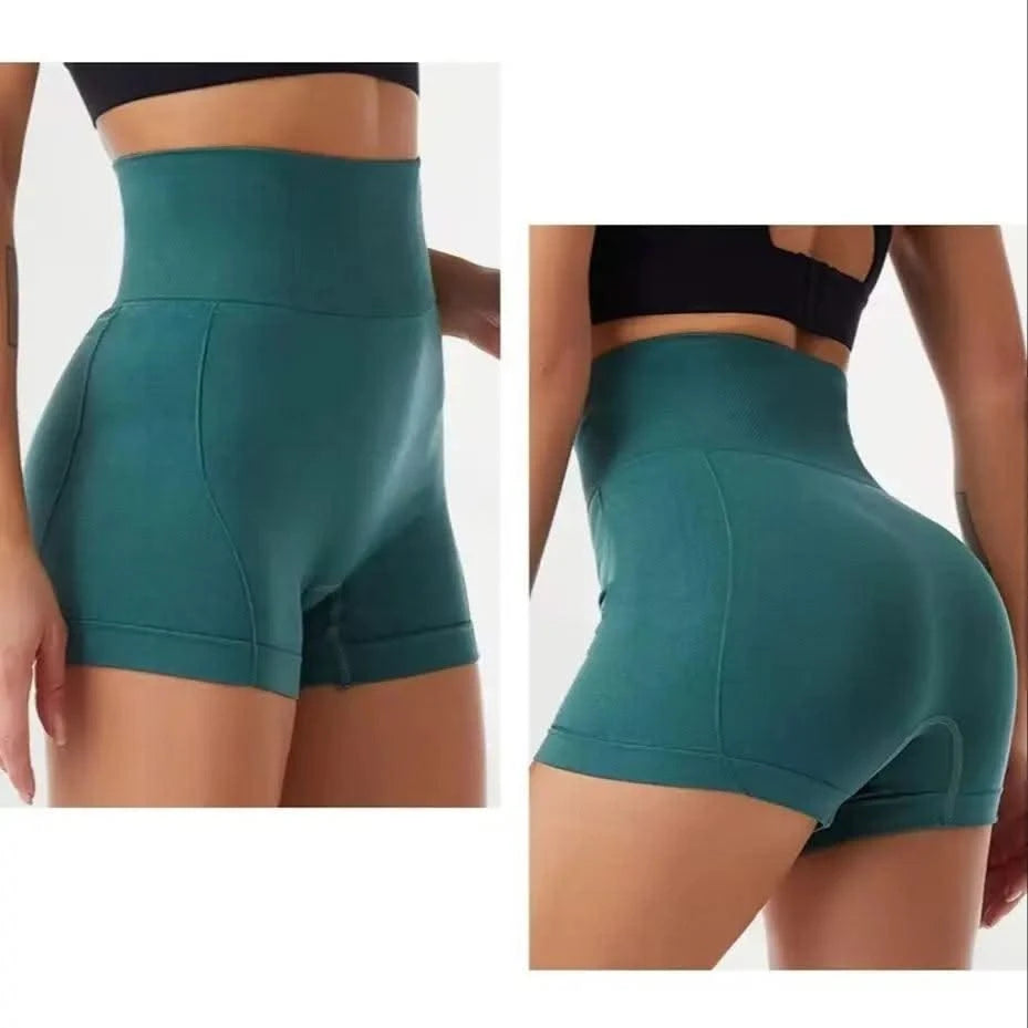 Activewear Women High Waist Workout Yoga Shorts