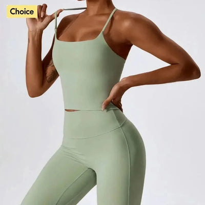 Yoga Bras Bare Sensation Back Beauty Sports Bra for Women Fitness Yoga Vest