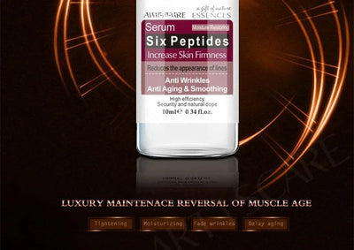 Six Peptides Face Serum 5pcs/10pcs/Lot for Moisturizing Facial Essence Skin Care Peptide Face Liquid