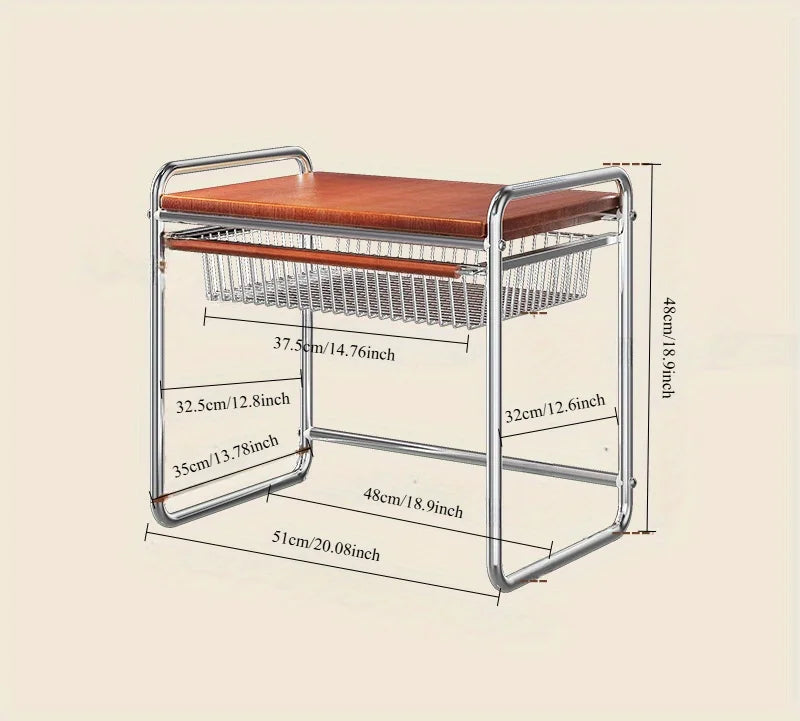 Kitchen Multifunctional Shelf Household 2025 New Microwave Oven Antique Storage Rack Seasoning Cup Snack Rack