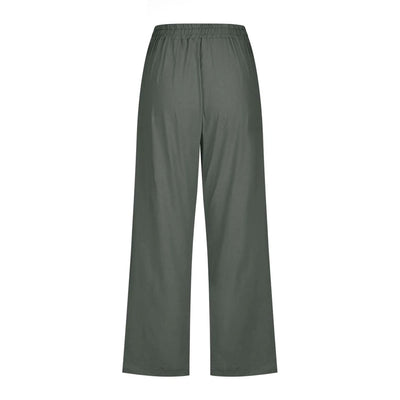 Women'S Pants Cotton Linen Harem Cropped Pants Women Drawstring Harem Pants Lady Pocket Trousers Loose Ropa Mujer Juvenil