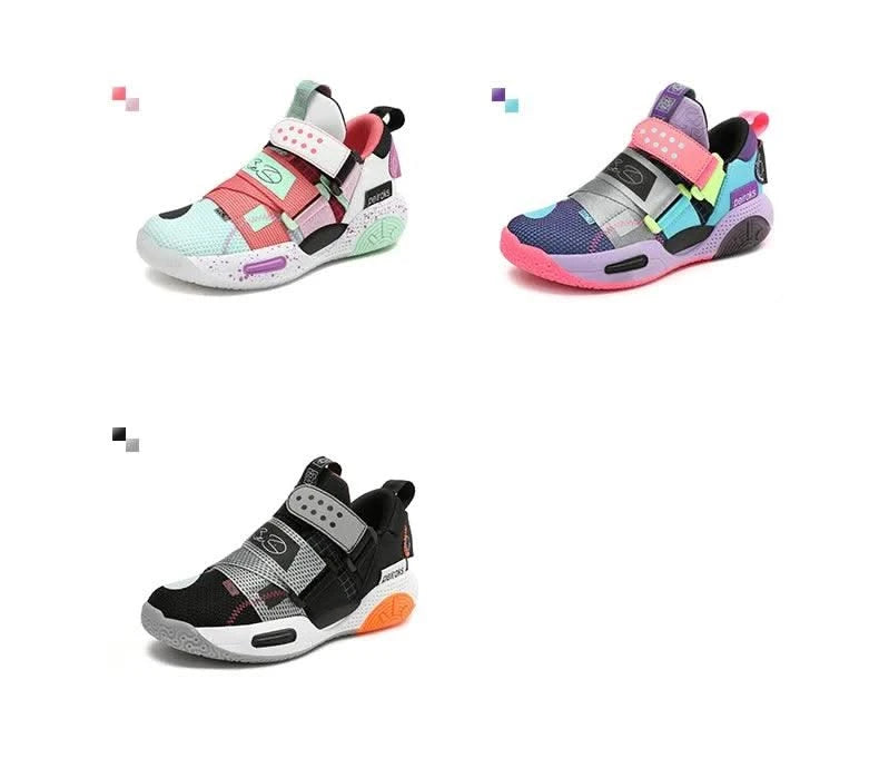 Children's Basketball Shoes For Boys Girls Non-slip Kids Sport Shoes Lightweight Outdoor Sneakers Trainers Footwear Comfortable