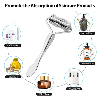 Face Eye Roller Massage Neck Stick Spatula Massager Anti Eye Pouch Dark Circles Cream Spoon Applicator Removal Shrink Pores