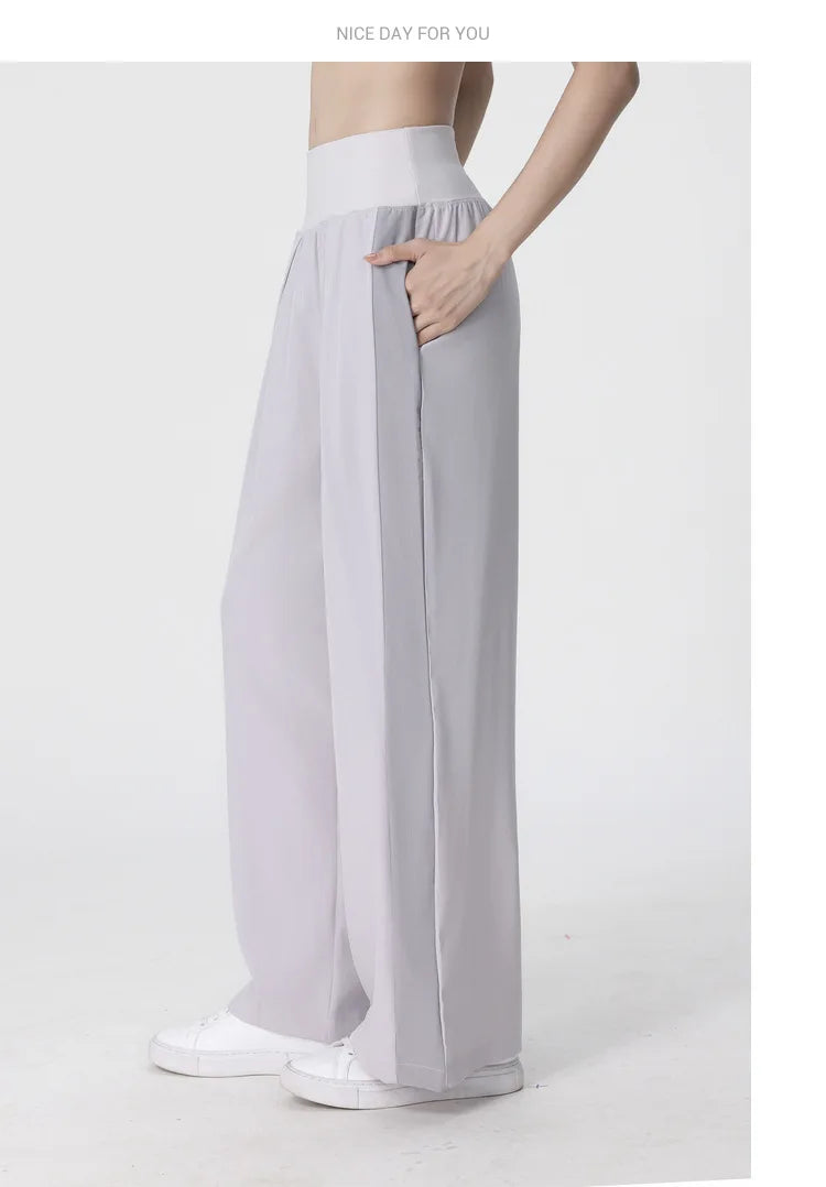 Women Wide Leg Pants Loose Fitness Yoga Pants 2024