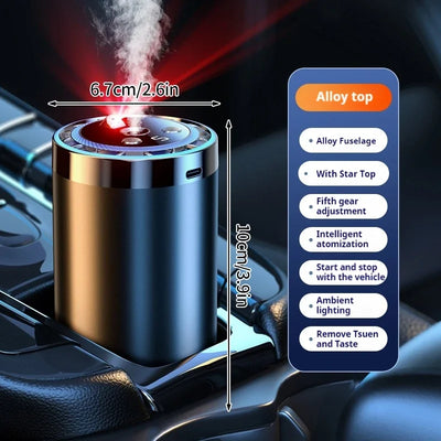 Car Air Diffuser Humidifier Smart Car Essential Oil Diffusers Smell Air Fresheners Aromatherapy Mist Maker For Car Home Office