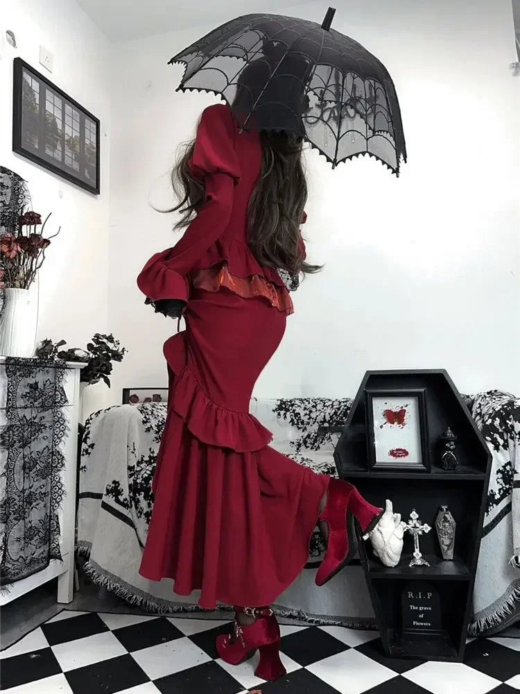 French Vintage Dress Women Lace Retro Elegant Evening Party Dress Female Sleeveless Chic Midi Dress 2025 Fashion Summer New