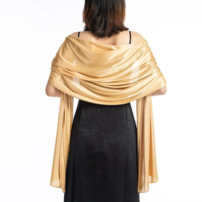 Elegant Silky Evening Dresses Shawls for Women Wedding Party Shawl Bride Bridesmaid Boleros Shrugs Banquet Capes Wraps