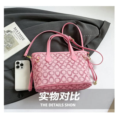 Famous Designer Inspired Women's Shoulder Bag Premium Leather Handbags Ladies Elegant Top Handle Purse Classic Tote