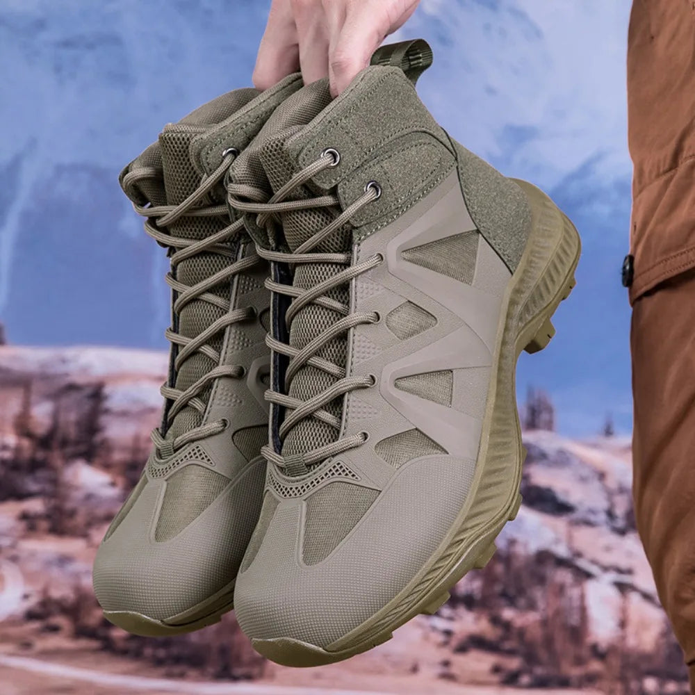 Men's Combat Boots  Boots Outdoor Hiking Shoes - Wear - resistant and Anti - slip for Hiking and Mountain Climbing