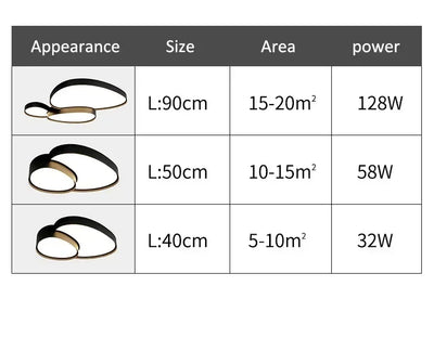 Modern LED Ceiling Lamp Simple Luxury Lighting for Living Room Bedroom Kitchen Cabinets Balcony Home Decor