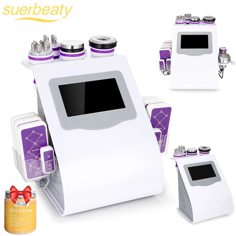 5/6/9 In 1 Cavitation Machine Body Slimming Skin Tightening Facial Care Tool for Salon Home Use