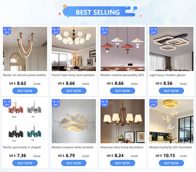 Home decor corridor ceiling light star chandelier modern living room bedroom bedside chandelier bar atmosphere decor chandelier