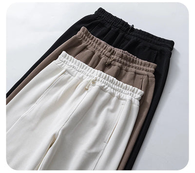 Women's Wide Leg Yoga Ninth Pants High Waisted Joggers Casual Sweatpants Pockets Sports Clothes Pilates Tracksuit Baggy Pants