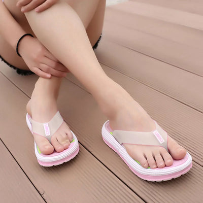 Women'S Flip Flops Thong Sandals Quick Dry Beach Slippers Shower Slides Walking Shoes Beach Thickened Sandals