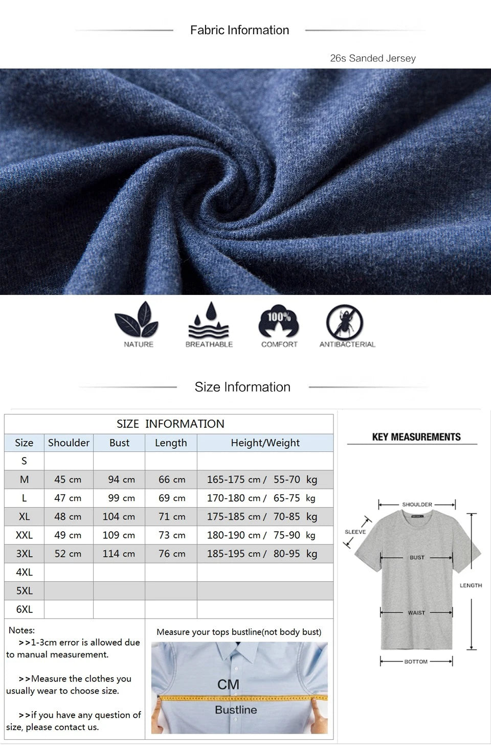 Men's T-shirt Cotton White Blue T Shirt Men Autumn Summer Causal O-neck Basic Tshirt Male High Quality Classical Tops Designer