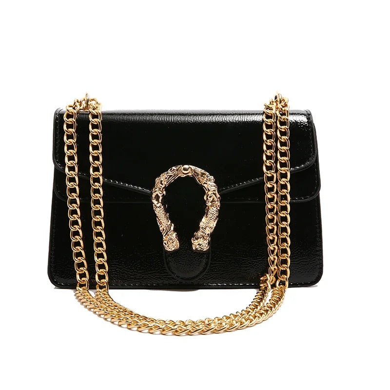 Luxury Brand Leather Handbag For Women Elegant Classic Popular Ladies Shoulder Bag By Famous Designer Modern