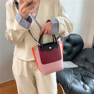 Luxury Leather Shoulder Purse Women's Crossbody Bag Elegant Designer Handbags Classic Tote
