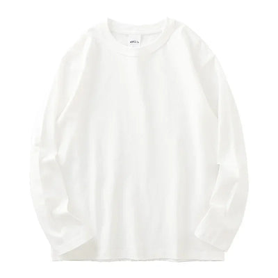 Women T Shirts.100% Cotton Soft.Regular Fit,O-Neck Long Sleeve Tops Tees,Black White