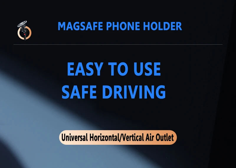 Magnetic Phone Holder Compatible With MagSafe Car Mount for iPhone 14 13 12 Car Air Vent Clip Cellphone Mount Phone Bracket