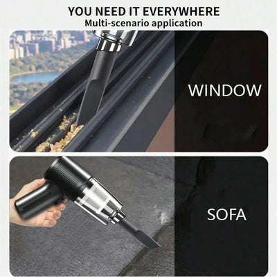 Portable Wireless Car Vacuum – Compact High-Suction Handheld with Blower Function for Easy Car & Small Space Cleaning