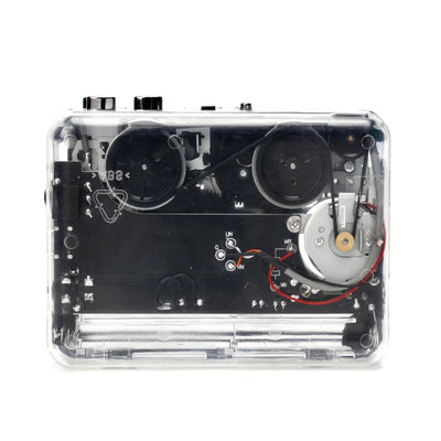 TON010 Cassette Player Portable Tape Recorder To Mp3 Full Transparent Shell USB Cassette Capture To MP3 Format Tape Music Player