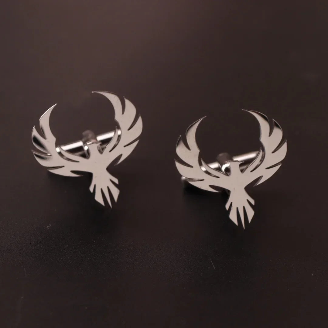 Stainless Steel Cufflinks For Men  Lion Cuff Button Eagle Cross Sikh Symbol  For Wedding Shirt Badge Pin  Shirt Cufflinks