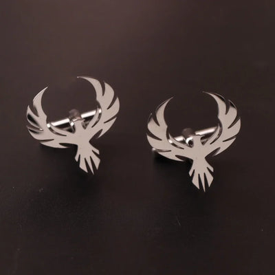Stainless Steel Cufflinks For Men  Lion Cuff Button Eagle Cross Sikh Symbol  For Wedding Shirt Badge Pin  Shirt Cufflinks