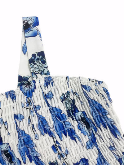 2025 New Summer Dresses for Women Sexy Print Spaghetti Strap Women Dress A-LINE Long Dress Women Vestidos De Verano Mujer Q110
