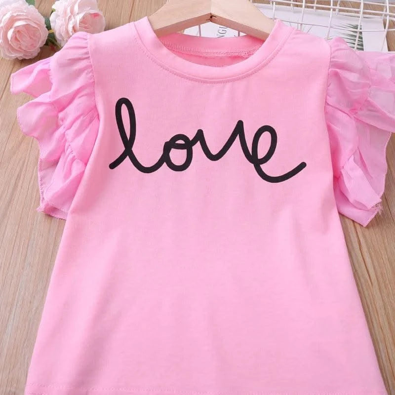 Clothes For Girls Summer Toddler Girls Clothes 2Pcs Outfits Kids Clothing For Girls Tracksuit Suit For Girls Children Clothing