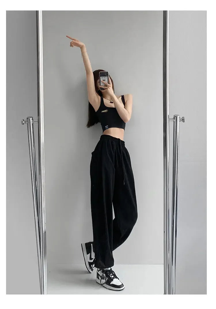 New Jogging Sweatpants Women Joggers Sports Pants Women  Fashion Korean Tracksuit Pants Pantalon Female