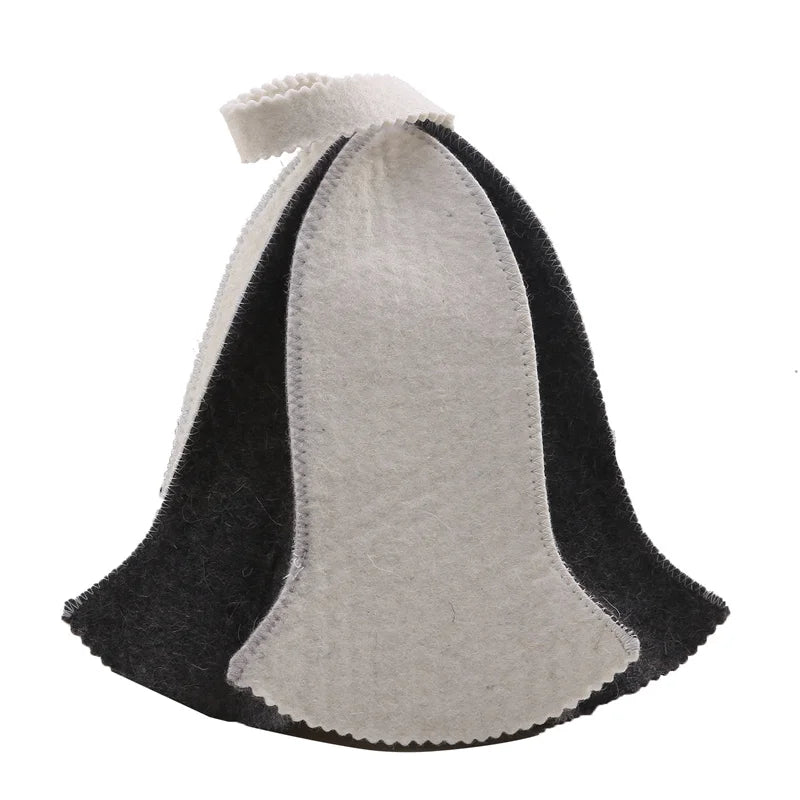 1PC Felt Head Protection Bath Anti Heat Free Size Russian Style Shower Cap Sauna Hat Sauna Vaporarium Accessories Wholesale New