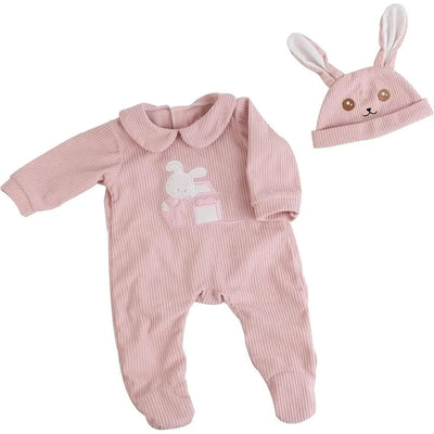 Pink Rabbit 46-50cm Doll Outfits |Silicone Reborn |Designer Baby Dolls Clothes Outfit Accessories
