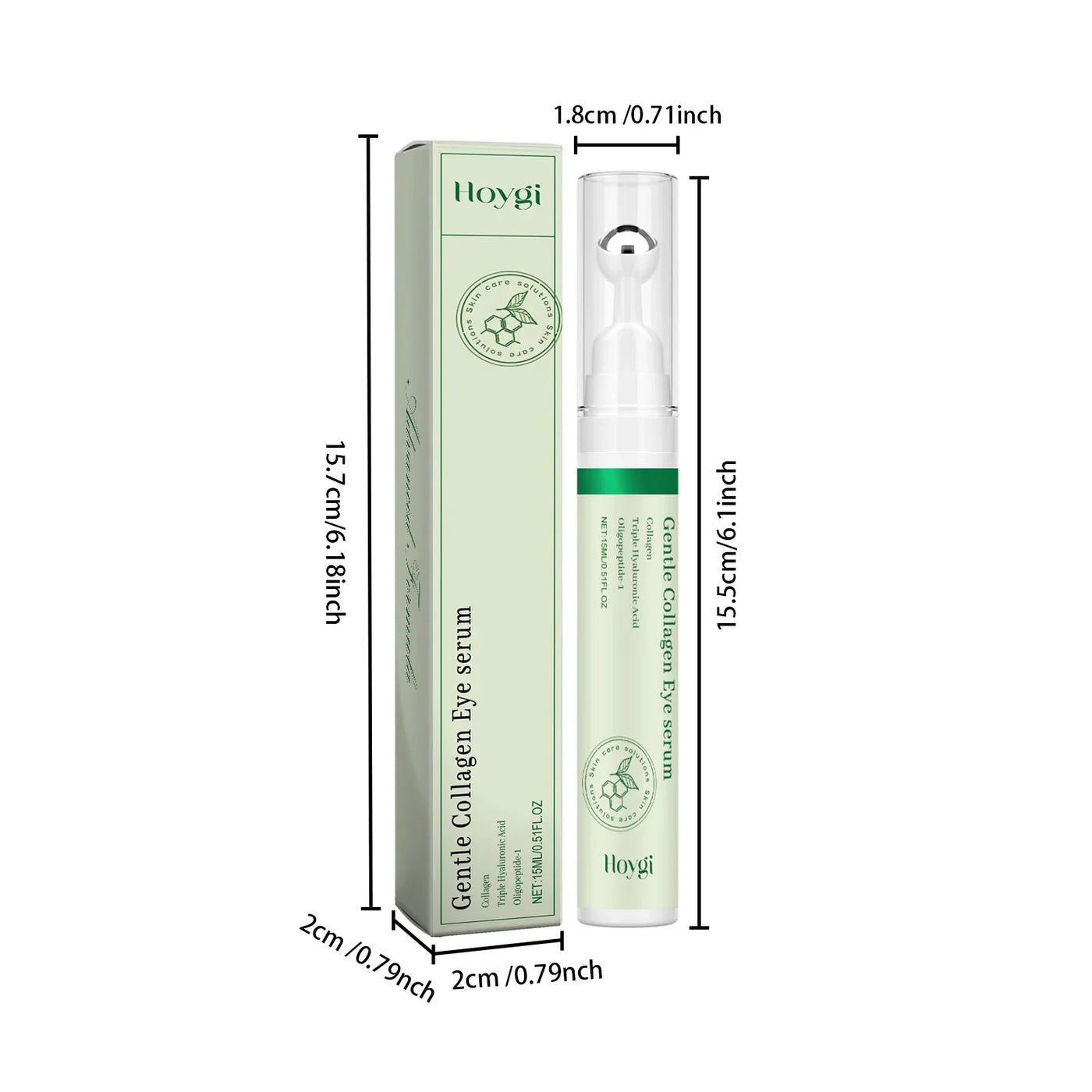 Collagen Eye Serum Cream Anti Dark Circles Eye Bags Eyes Puffy Repair Brightening Tighten Lifting Moisturizing Under Eye Roller