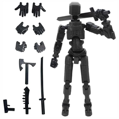Multi-Jointed Movable Shapeshift Robot 3.0 3D Printed Mannequin Dummy 13 Action Figures Toys Kids Adults Parent-children Games