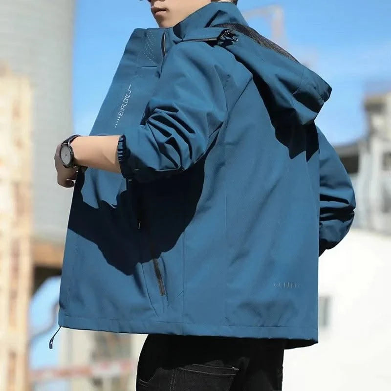 Waterproof Windbreaker Jackets For Women Men Camping Climbing Outdoor Hiking Coats Spring Autumn Unisex Outerwear