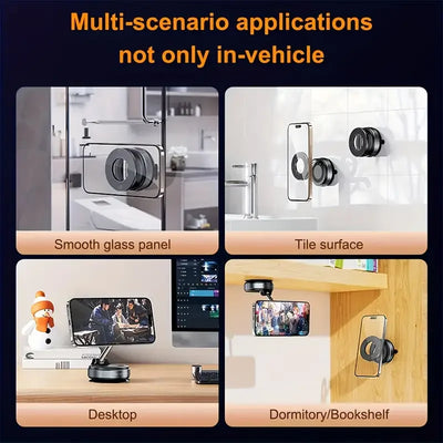 2025 New MagSafe Car Mount [ABS] Magnetic Phone Holder Car with Strong Magnets 360° Rotate and Adjustable Phone Car Mount